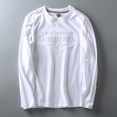 Importé - T-Shirt Homme Slim Décontractés Manches Longue En Coton