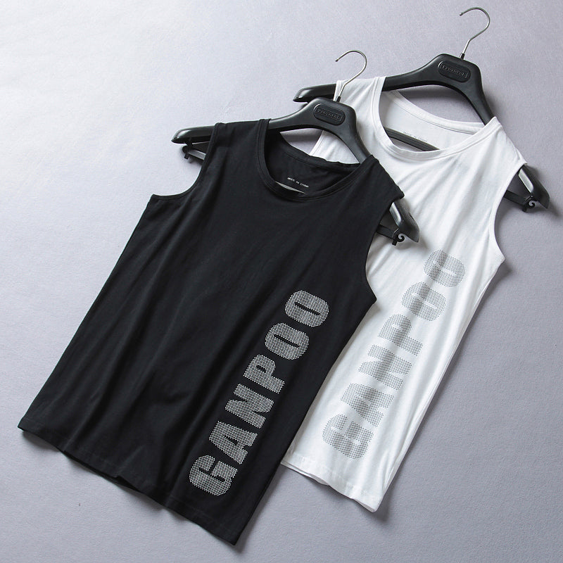 Importé - T-Shirt Gilet Spot Décontracté En Coton