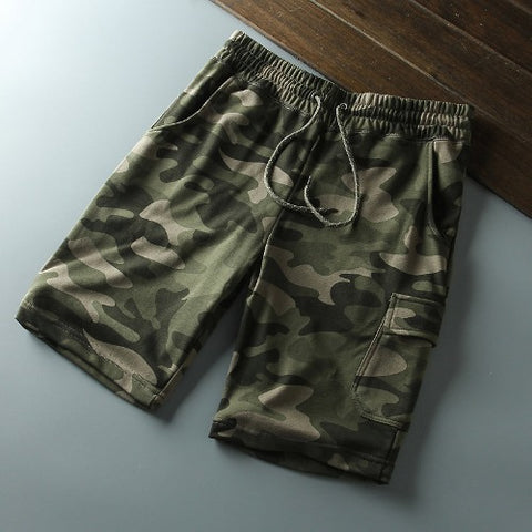 Importé - Short Culotte Slim Hommes Décontracté Camouflage