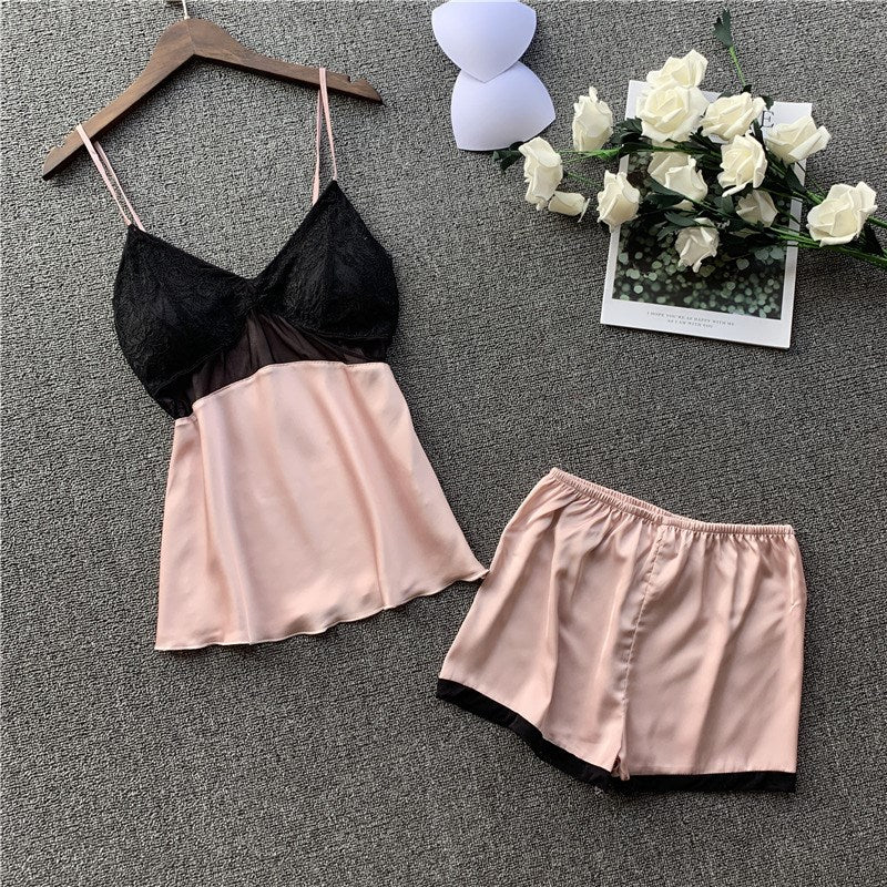 Importe - Ensemble Pyjama Sexy Femme 2 Pièces Simple
