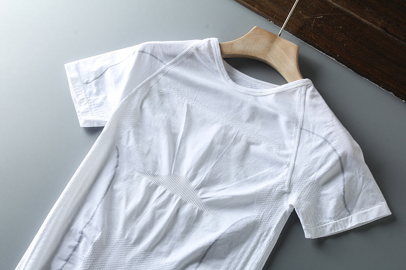 Importé - T-Shirt Homme Sport Slim Fit à Manches Courtes