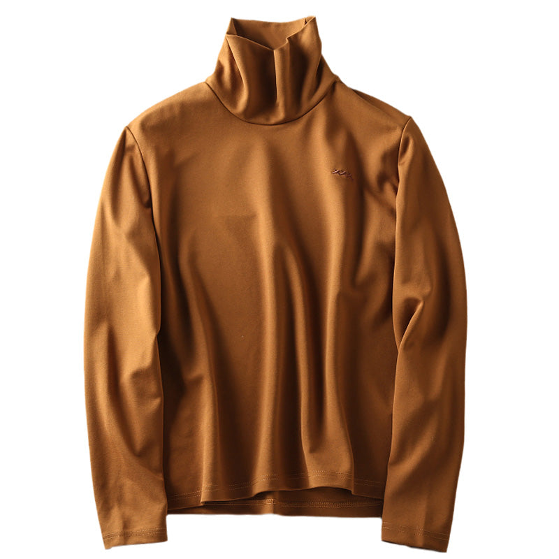 Importé - T-Shirt Hommes Décontractés Manches Longues A Col Haut