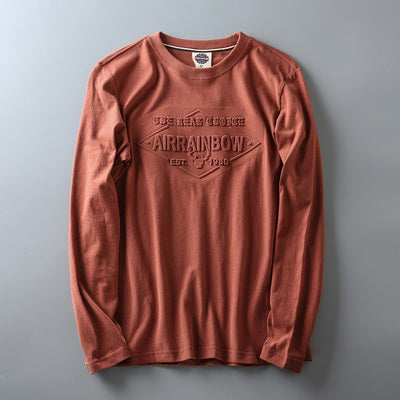 Importé - T-Shirt Homme Slim  Décontractés Manches Longue En Coton