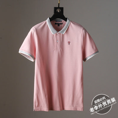 Importé - T-Shirt Polo Homme  Décontractés Manches Courtes Brodé