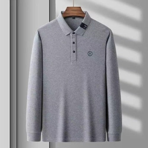 Importé - Polo T-Shirt Homme Décontracté Manches Longues