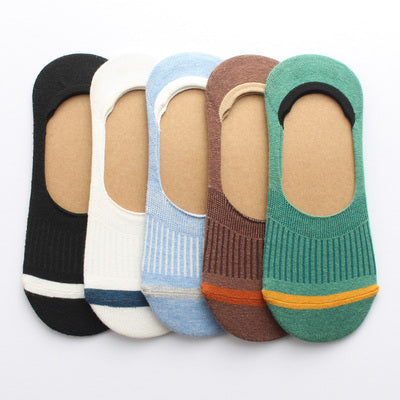 Importé - Lot de 5,7 et 10 Paires de Chaussettes Invisibles En Antidérapantes En Silicone