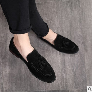 Importé - Chaussure Homme Mocassins Cuir PU Avec Pompon