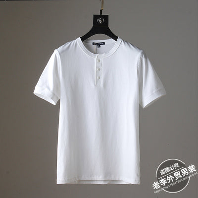 Importé - T-Shirt Homme  Décontractés Manches Courtes Avec Bouton