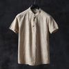 Importé-  Chemise Homme Manche Courte Décontractée En Lin