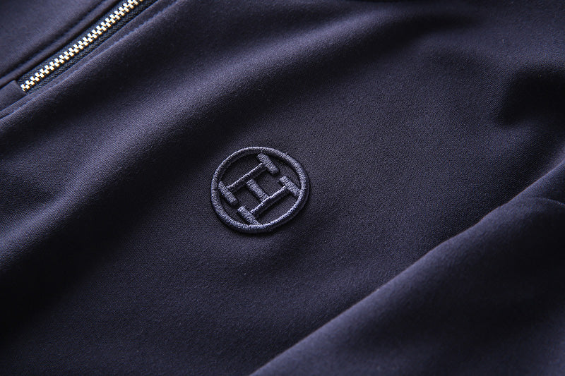 Importé - T-Shirt stretch Homme Slim  Décontractés Manches Longue Avec Chaîne