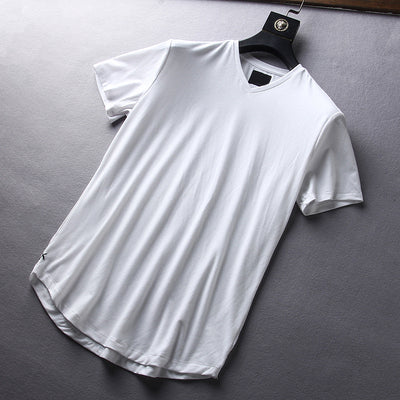 Importé - T-Shirt Sport Coton Homme Décontracté Col V