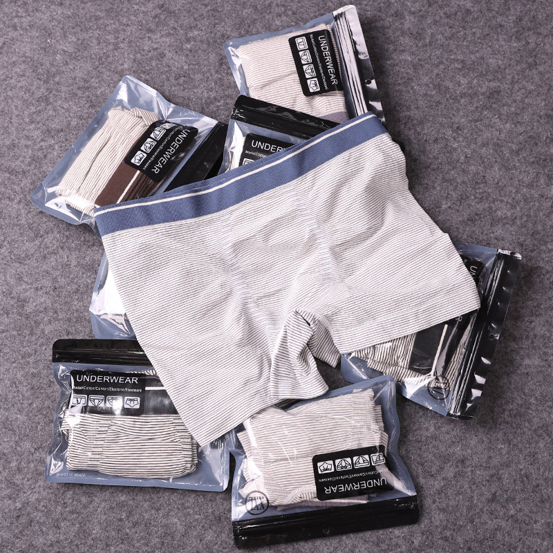 Importé - Caleçon Boxer Homme Sous-Vêtements Sans Coutures 100% coton