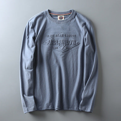 Importé - T-Shirt Homme Slim  Décontractés Manches Longue En Coton