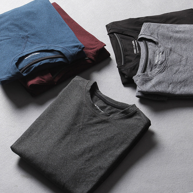 Importé - Polo Hommes Décontractés Manches Longues