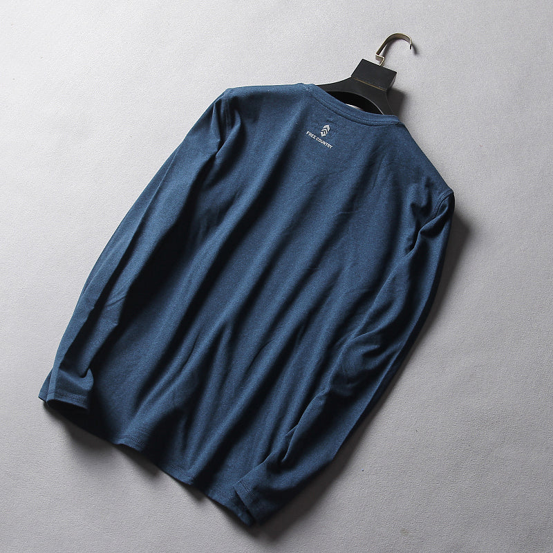 Importé - Polo Hommes Décontractés Manches Longues