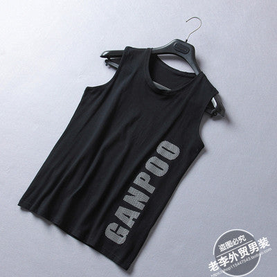 Importé - T-Shirt Gilet Spot Décontracté En Coton