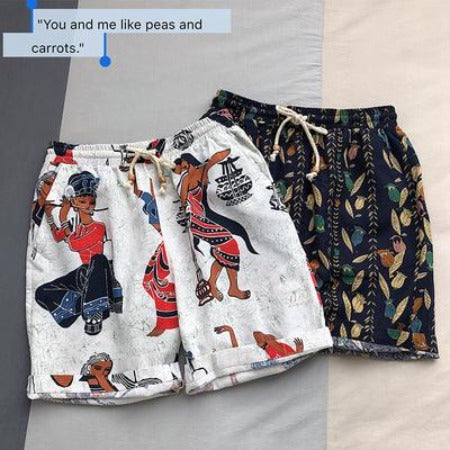 Importé - Shorts Culotte Homme Décontracté Tendance En Coton