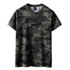 Importé - T-Shirt Camouflage Hommes Décontractés Manches Courtes En Coton