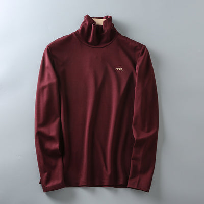 Importé - T-Shirt Hommes Décontractés Manches Longues A Col Haut