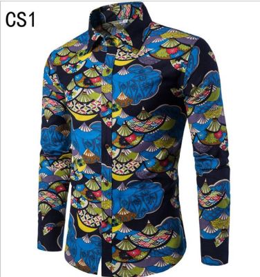 Importé - Chemise Slim Homme Décontractée Manches Longues En Coton Lin