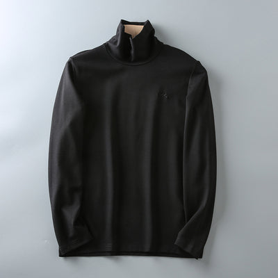 Importé - T-Shirt Hommes Décontractés Manches Longues A Col Haut