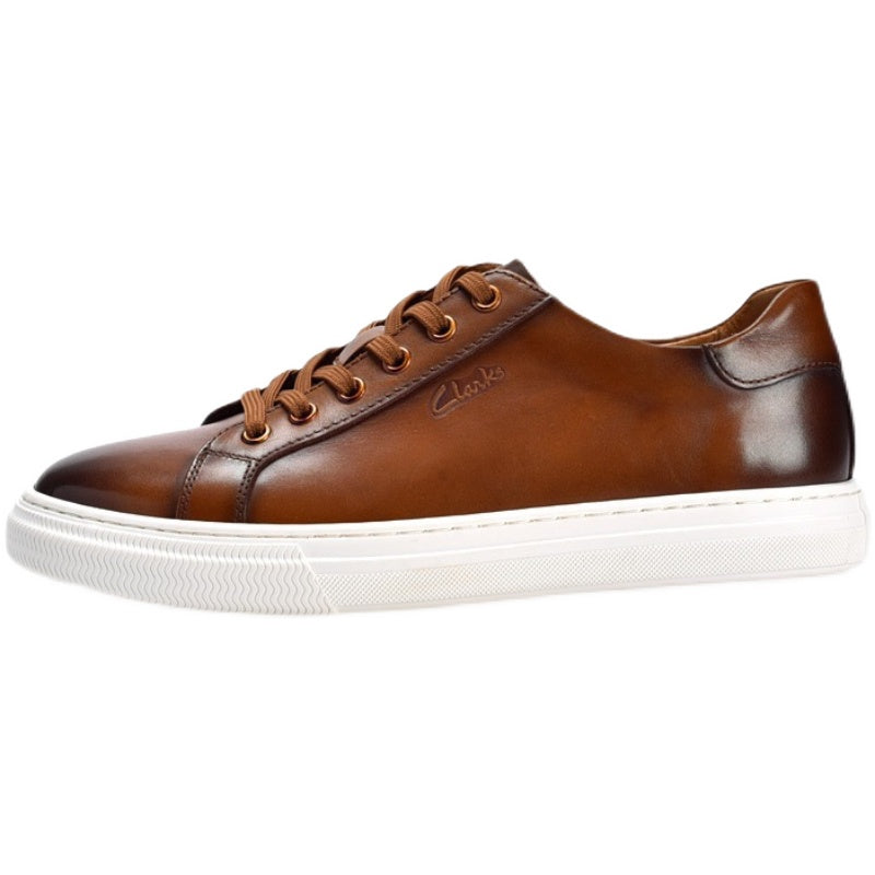 Importé - CLARKS - ENGLAND Chaussure Sport Baskets Homme En Cuir Verni