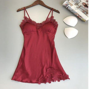 Importe - Robe De Nuit  Sexy Femme En Dentelle Avec Bretelles
