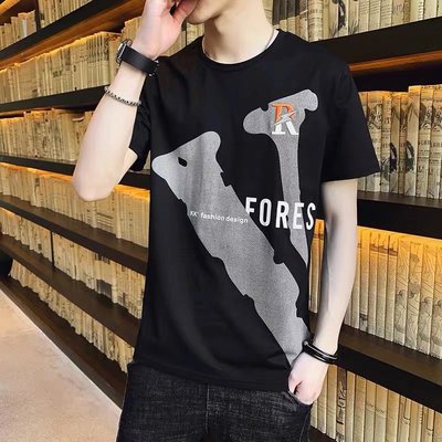 Importé - Lot 2 x T-Shirt Homme En Soie Glacée Décontracté