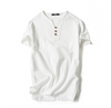 Importé - T-Shirt Homme Manches Courtes Col V en Coton