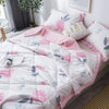 Importé - Couette Extra Douce + 2Taies imprimée en Fibre de Polyester
