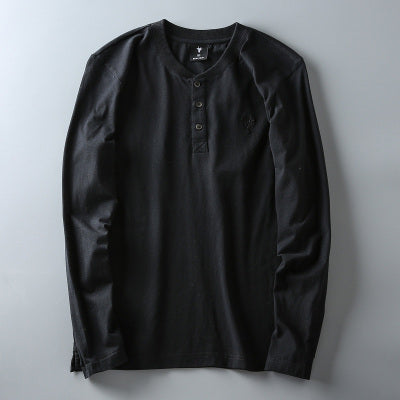 Importé - T-Shirt Homme  Décontractés Manches Longue En Coton Lavé