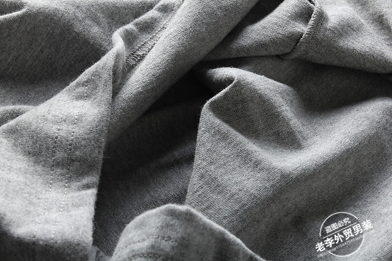 Importé - T-Shirt Hommes Décontractés Manches Courtes Brodé