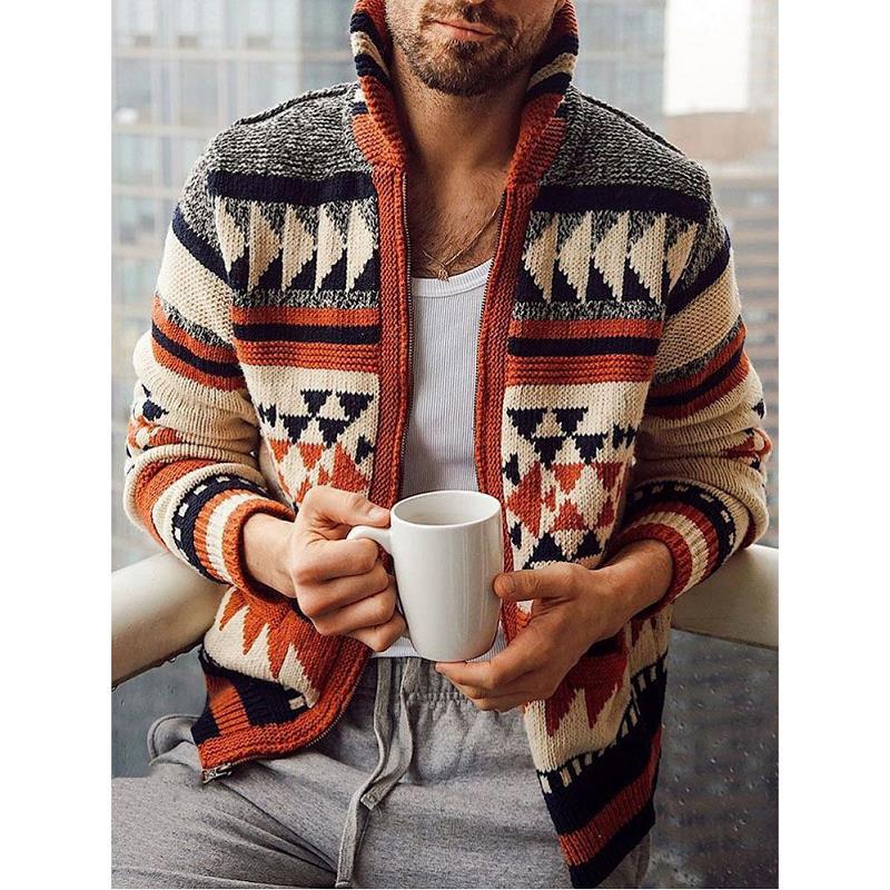 Importé - Cardigan Pull-over Homme Décontracté Tricoté