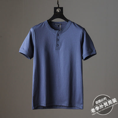 Importé - T-Shirt Homme  Décontractés Manches Courtes Avec Bouton