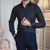 Importé - Chemise de Cérémonie Slim Fit à Manches Longues