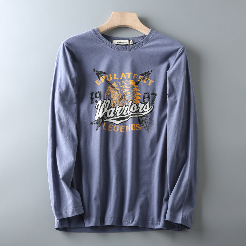 Importé - Polo Pur Coton Homme Décontracté Manche Longue