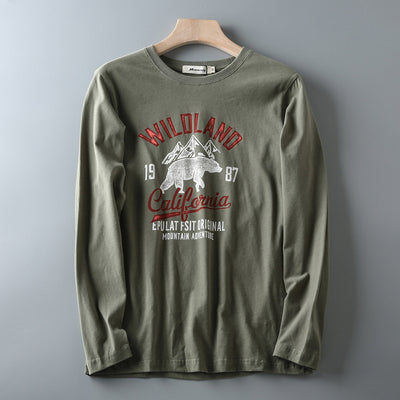 Importé - Polo Pur Coton Homme Décontracté Manche Longue