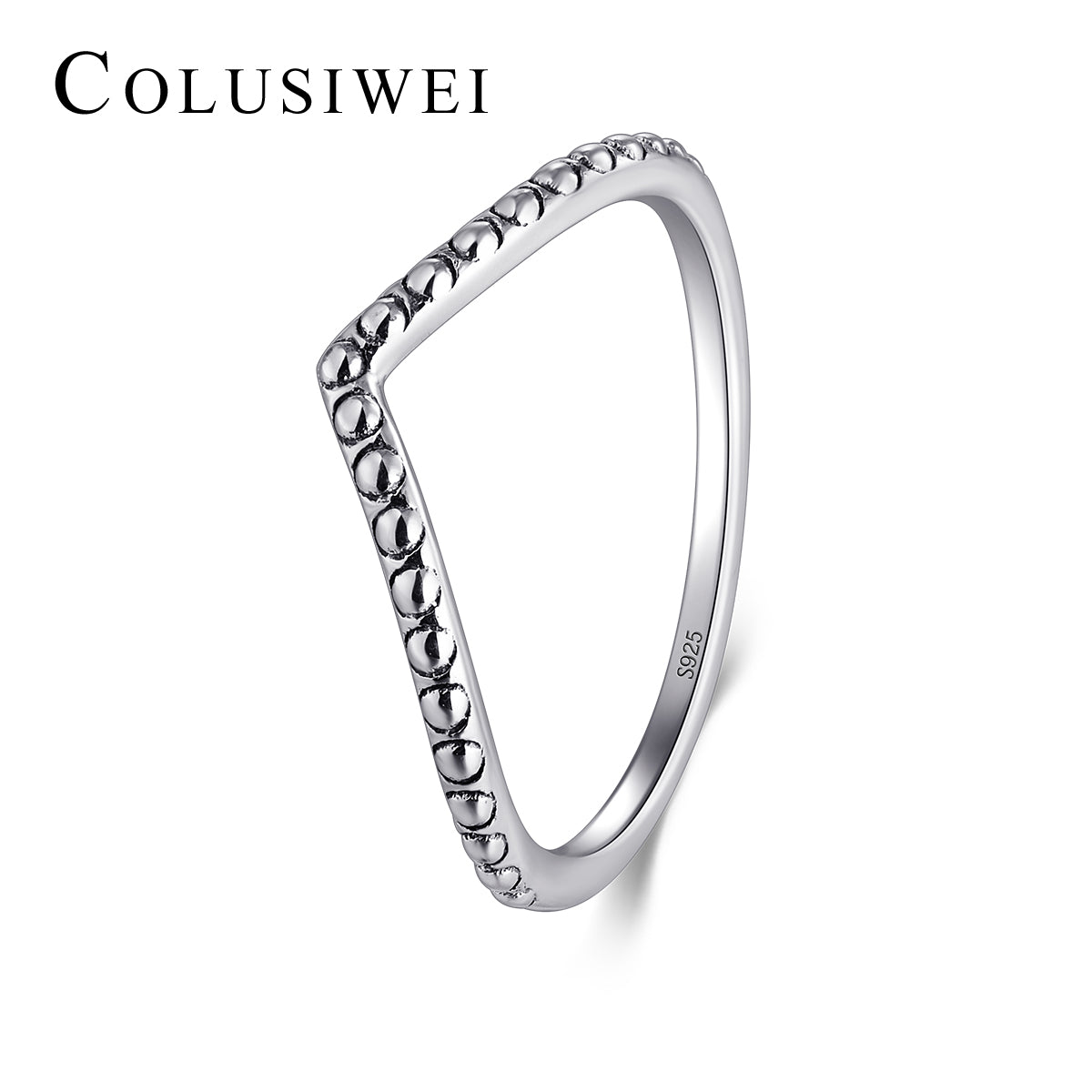 Importé - Bague de Fiançailles en Etoile Argent