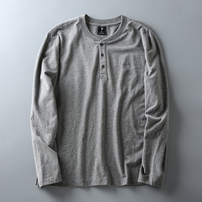 Importé - T-Shirt Homme  Décontractés Manches Longue En Coton Lavé