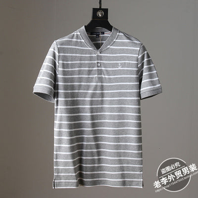 Importé - T-Shirt Polo Homme  Décontractés & Confortable Manches Courtes Col Henry