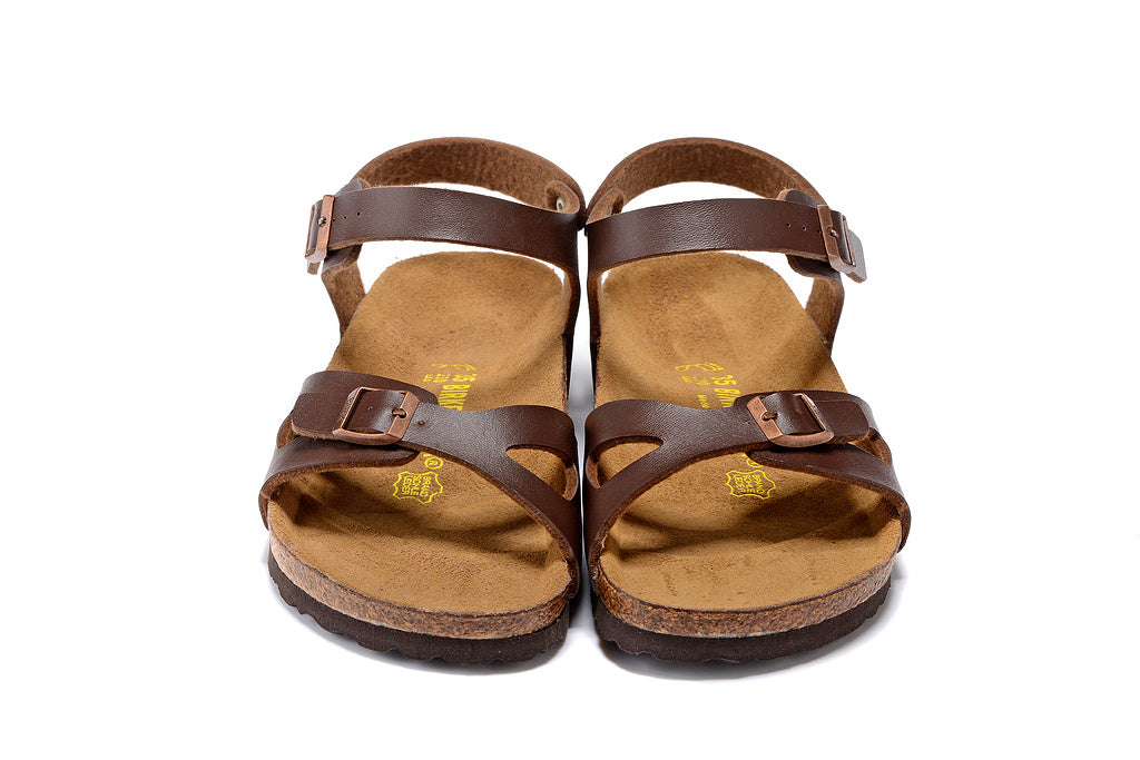 Importé - Chaussure Mixtes Sandales Décontracté À Lanières En Cuir PU