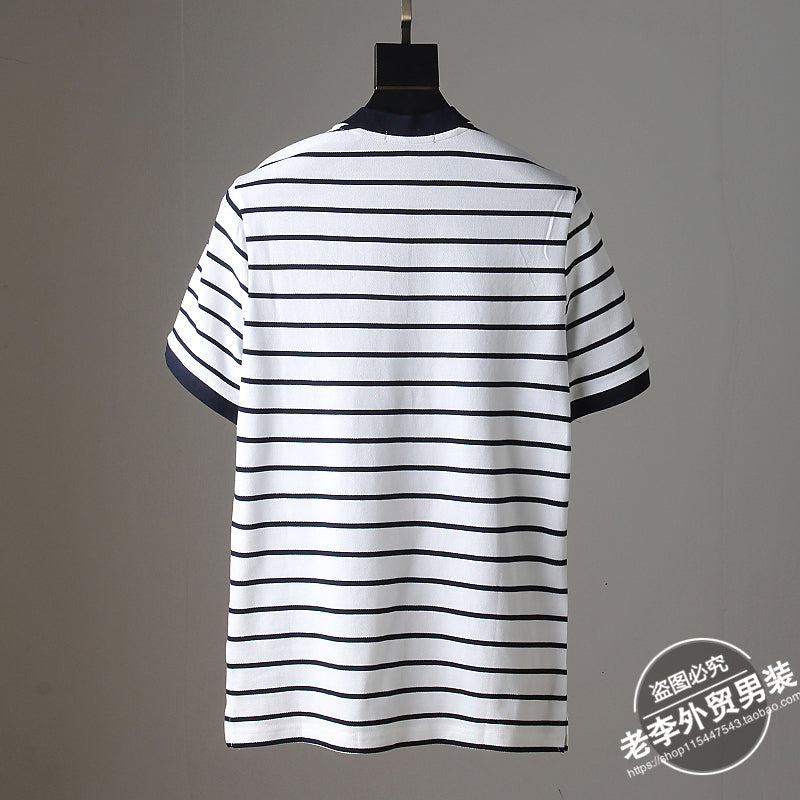 Importé - T-Shirt Polo Homme  Décontractés & Confortable Manches Courtes Col Henry