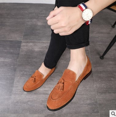 Importé - Chaussure Homme Mocassins Cuir PU Avec Pompon