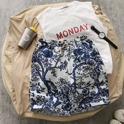 Importé - Short Culotte Bermuda Décontracté pour Homme