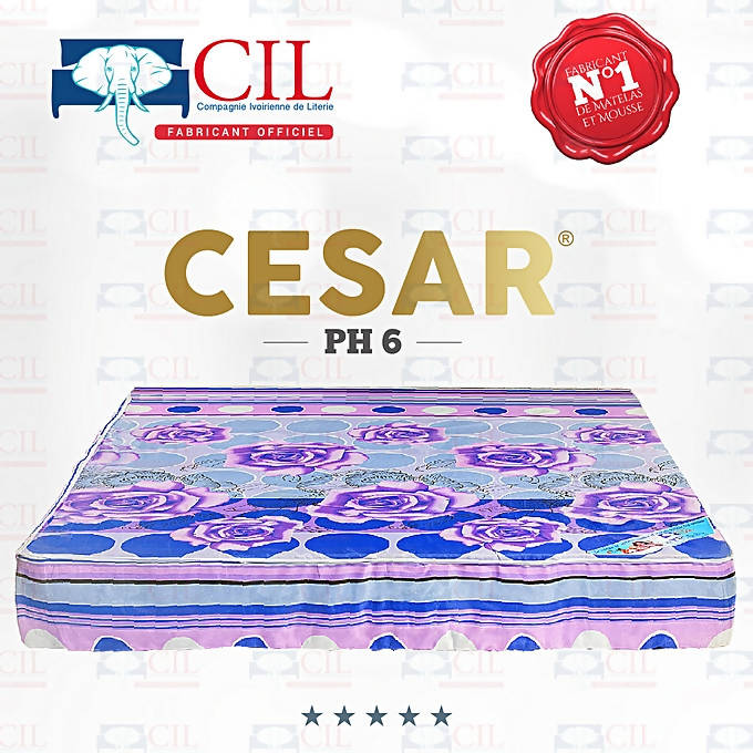 Matelas brodé CIL - Orthopédique - Prime Extra Ph6 - 2 Places