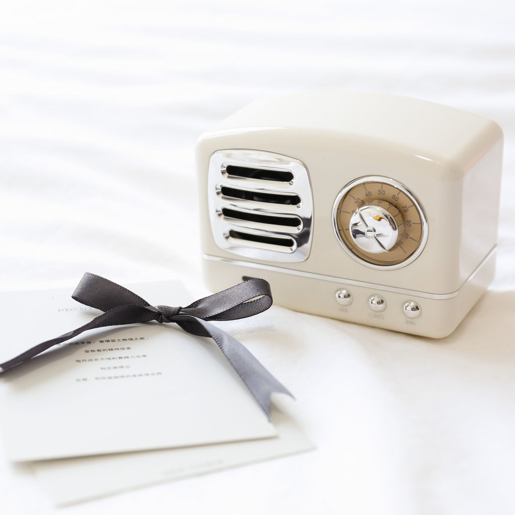 Importé - Enceinte bluetooth Vintage stéréo haut-parleur usb