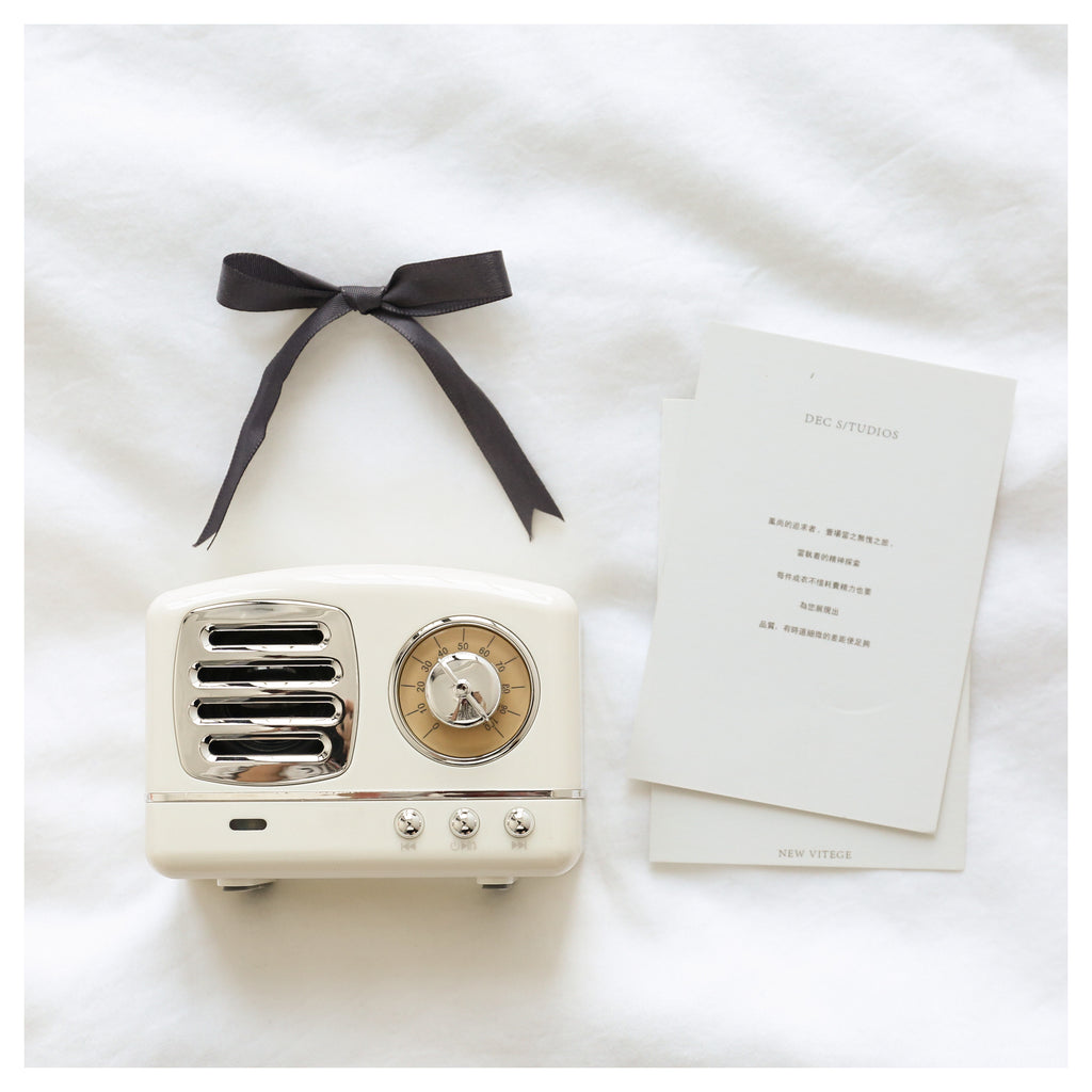 Importé - Enceinte bluetooth Vintage stéréo haut-parleur usb