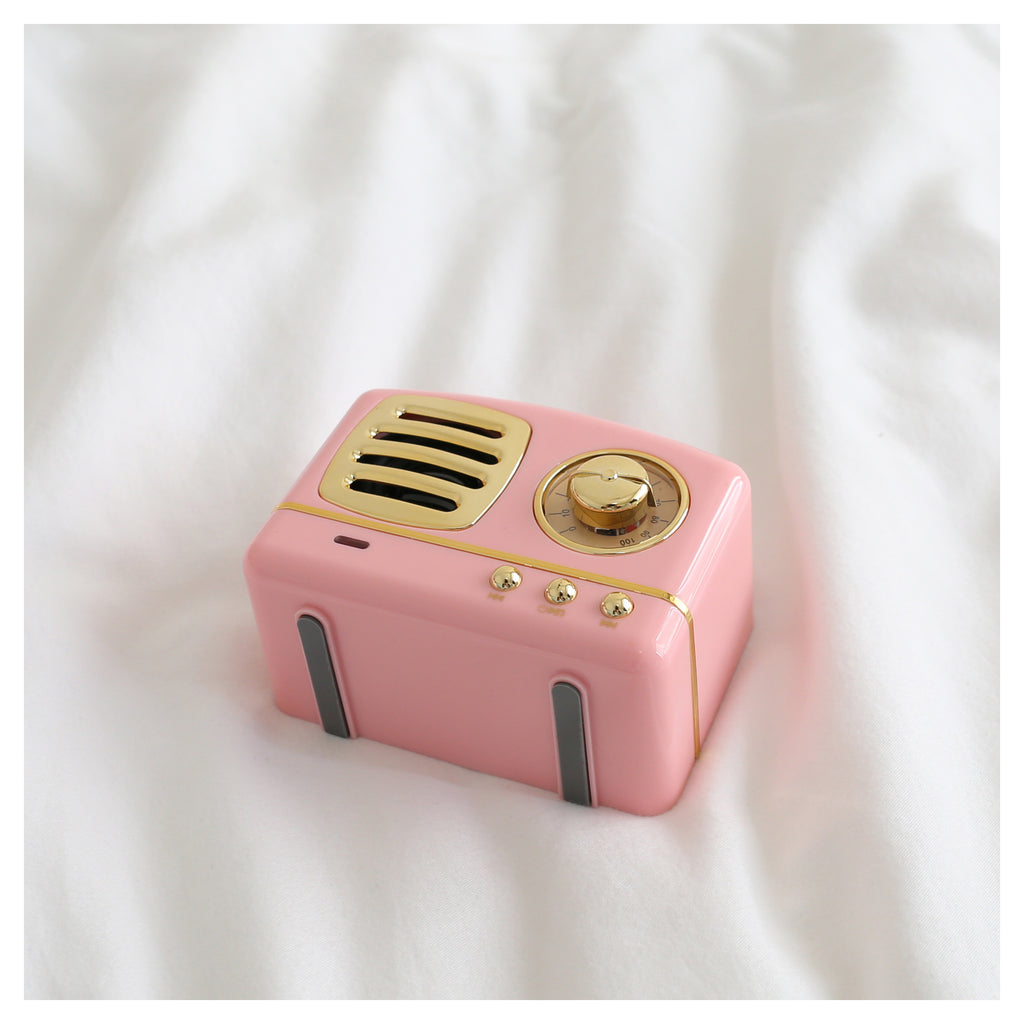 Importé - Enceinte bluetooth Vintage stéréo haut-parleur usb