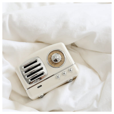 Importé - Enceinte bluetooth Vintage stéréo haut-parleur usb