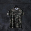 Importé - T-Shirt Camouflage Hommes Décontractés Manches Courtes En Coton